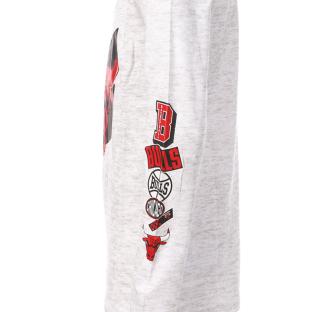 T-shirt Manches Longues Gris Garçon NBA Chicago Bulls vue 3