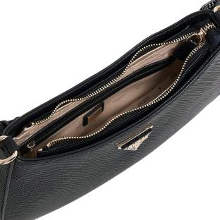 Sac à main Noir Femme Guess Noelle Saffiano vue 3