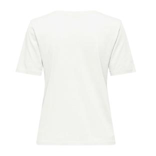 T-Shirt Blanc Femme Only Happy vue 0