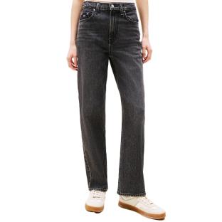 Jean Droit Gris Femme Tommy Hilfiger Layla pas cher