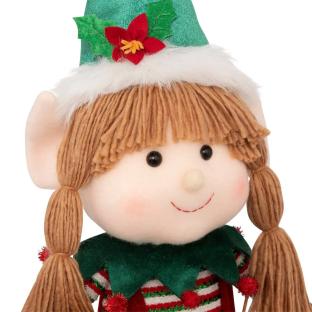 Déco de Noël Lutin Fille télescopique Atmosphera Filou vue 0