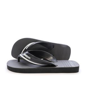 Tongs Gris Homme Havaianas Hybrid Free vue 2