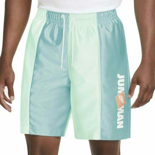 Short de Sport Turquoise/Bleu Homme Nike Woven pas cher