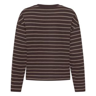 T-Shirt Manches Longues Marron Femme Only Happy vue 0