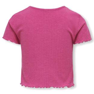 T-shirt Rose Fille Only Kids Ognella vue 2