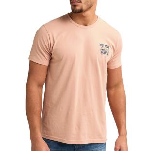 T-shirt Orange Homme Petrol Industries TSR125-9999 pas cher