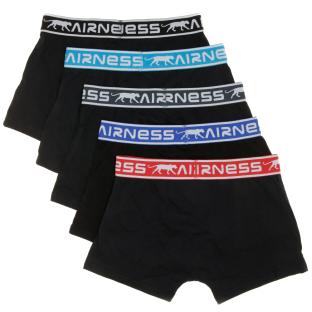 Lot de 5 Boxers Noirs Garçon Airness vue 2