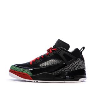Baskets Noires/Rouges Homme Nike Jordan Spizike Low pas cher