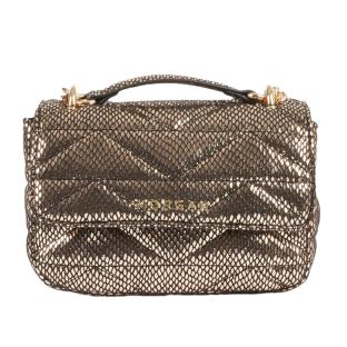 Sac à Bandoulière Doré Femme Morgan 2MIMI pas cher