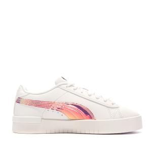 Baskets Blanc/Rose Fille/Femme Puma Jada Holo vue 2