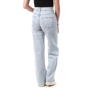 Jean Droit Bleu Femme Monday Premium 603 vue 2