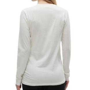 T-shirt Manches Longues Beige Femme Mamalicious Hoho vue 2