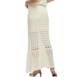Jupe Beige Vila Femme Vidolise Ankle vue 0