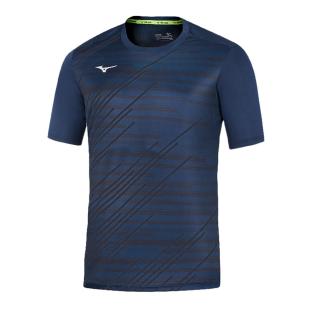 T-shirt de Running Marine Homme Mizuno Chiba vue 0