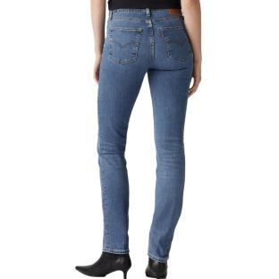 Jeans 724 Bleu Foncé High Rise Straight Med vue 2