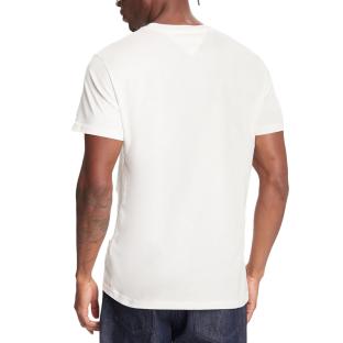 T-shirt Ecru HommeTommy Hilfiger Flag vue 0