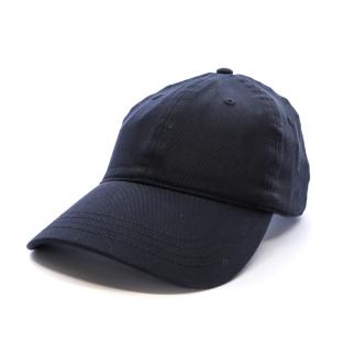 Casquette Noire Mixte Lacoste Monochrome Cotton Twill pas cher