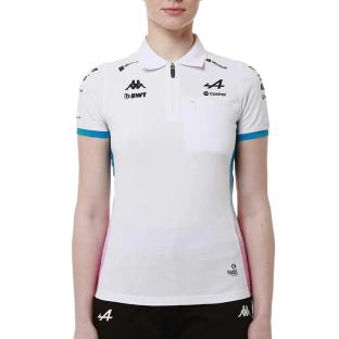 Maillot Blanc/Bleu Garçon Kappa Adraw Alpine F1 pas cher
