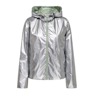Parka Vert/Argent Femme Only Fry vue 3