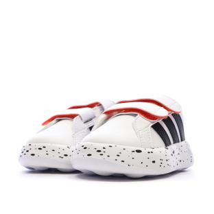 Baskets Blanc/Noir Garçon bébé Adidas Grand Court 2.0 101 Disney vue 6