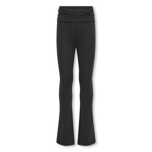 Pantalon fluide Noir Fille Kids ONLY Kogea pas cher
