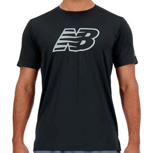 T-shirt Noir Homme New Balance New Balance MT41224 pas cher