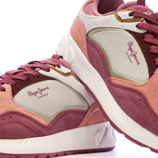 Baskets Rose/Beige Femme Pepe jeans Marlon vue 0