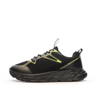 Baskets Noir/Jaune Noir Homme Lotto Thirty4 pas cher