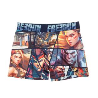 Boxer Marine/Bleu à Imprimés Homme Freegun WAR vue 2