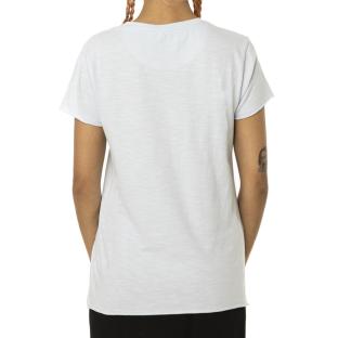T-shirt Bleu Femme Von Dutch Slub vue 0