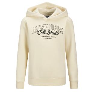 Sweat Ecru Homme Jack & Jones Makoto vue 3