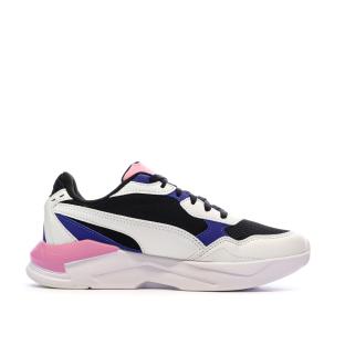 Baskets Blanches/Noires/Roses Femme Puma Xray Speed Lite vue 2
