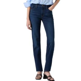 Jean 724 Bleu Foncé Femme Levi's Shaping Slim Med Indigo pas cher