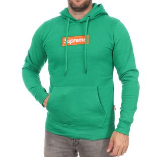Sudadera con capucha Supreme Grip Diego Verde/Naranja, Hombre ver 0