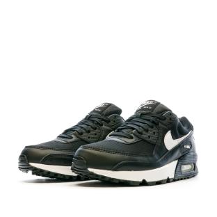 Baskets Noires/Blanches Homme Nike Air Max 90 vue 6