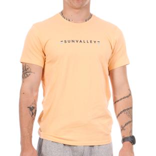 T-shirt Orange Homme Sun Valley Codrep vue 0