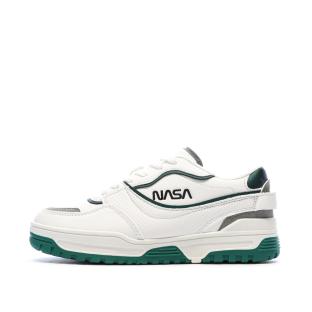 Baskets Blanc/Vert Garçon Nasa Jabalem vue 0