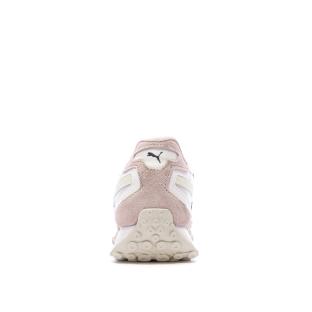 Baskets Roses/Blanches Femme Puma Blktop vue 3