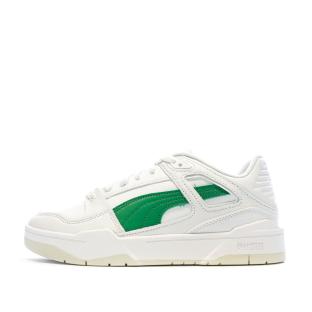 Baskets Blanche/Verte Homme Puma Slip stream pas cher