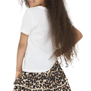 T-shirt Blanc Fille Only Nina vue 2