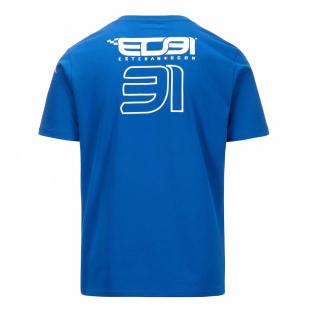T-shirt Bleu Homme Kappa Ardlo vue 2