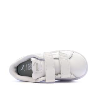 Baskets Blanches Bébé Puma Smash 3.0 vue 0