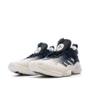 Baskets Noir/Blanc Homme Adidas Court Vision 3 vue 6