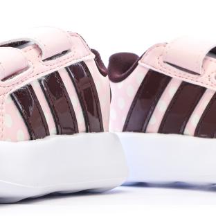 Baskets Rose Bébé Fille Adidas Minnie Grand Court vue 0