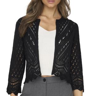 Cardigan Noir Femme JDY Sun 3/4 Cropped vue 0