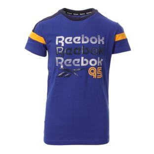 T-shirt Bleu Garçon Reebok H894 pas cher