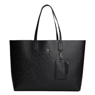 Sac Cabas Noir Femme Tommy Hilfiger Icon Tote vue 0