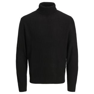 Pull Noir Homme Jack & Jones Rice pas cher