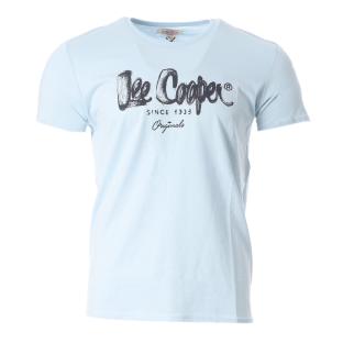 T-shirt Bleu Homme Lee Cooper Orex pas cher