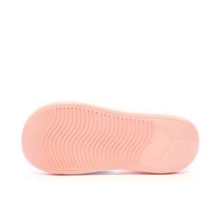 Claquettes Blanches/Roses Fille Puma 20 372313-34 vue 2
